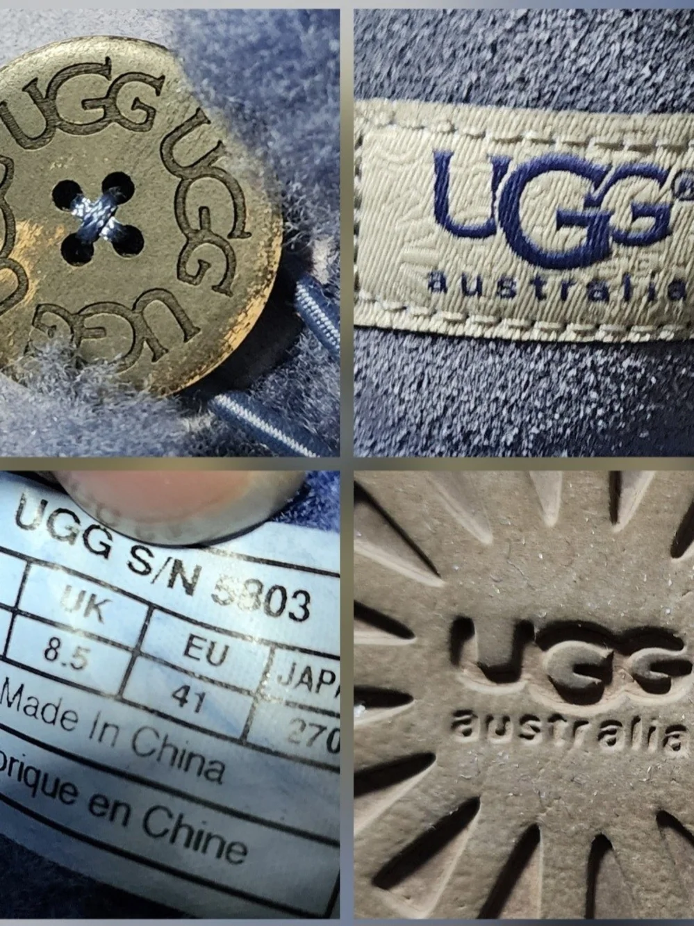 UGG bailey button